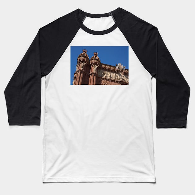 Arc del Triomf Baseball T-Shirt by sma1050